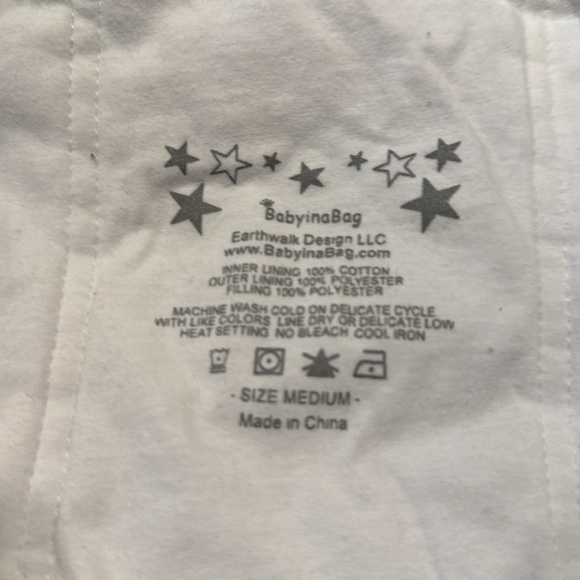 Baby in a bag sleep sack size medium. - Picture 2 of 5
